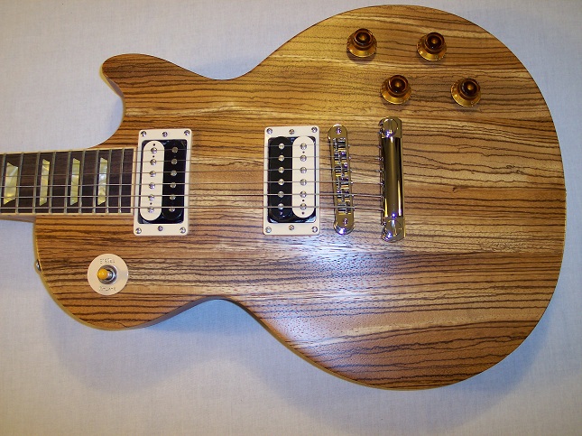Les Paul Classic Antique Zebrawood Picture 8